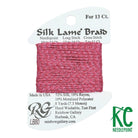 Silk Lamé Braid LB80 Pink Carnation - KC Needlepoint