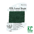Silk Lamé Braid LB58 Dark Christmas Green - KC Needlepoint