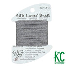 Silk Lamé Braid LB41 Pewter - KC Needlepoint