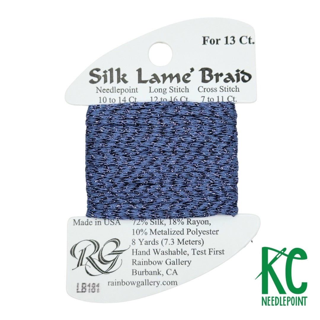 Silk Lamé Braid LB181 Hydrangea - KC Needlepoint