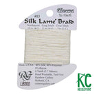 Silk Lamé Braid LB300 Glow in the Dark White - KC Needlepoint
