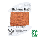 Silk Lamé Braid LB30 Orange - KC Needlepoint