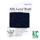 Silk Lamé Braid LB16 Navy - KC Needlepoint