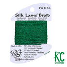 Silk Lamé Braid LB10 Green - KC Needlepoint