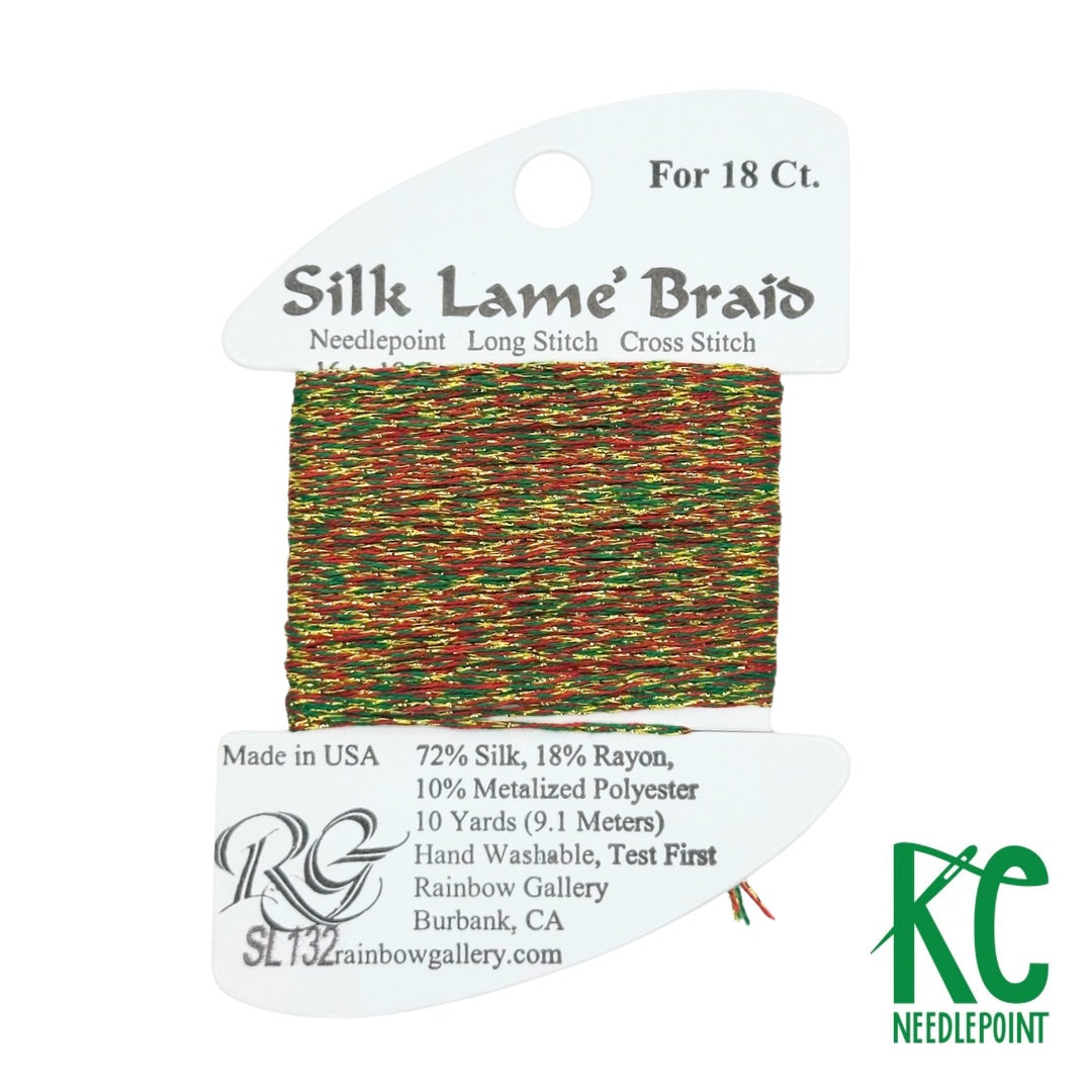 Silk Lamé Braid SL132 Christmas – KC Needlepoint
