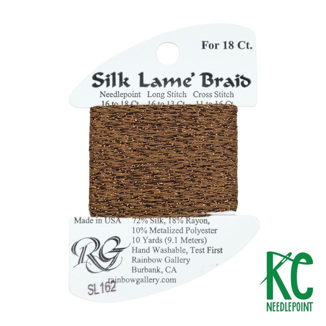 Silk Lamé Braid SL162 Hazel – KC Needlepoint
