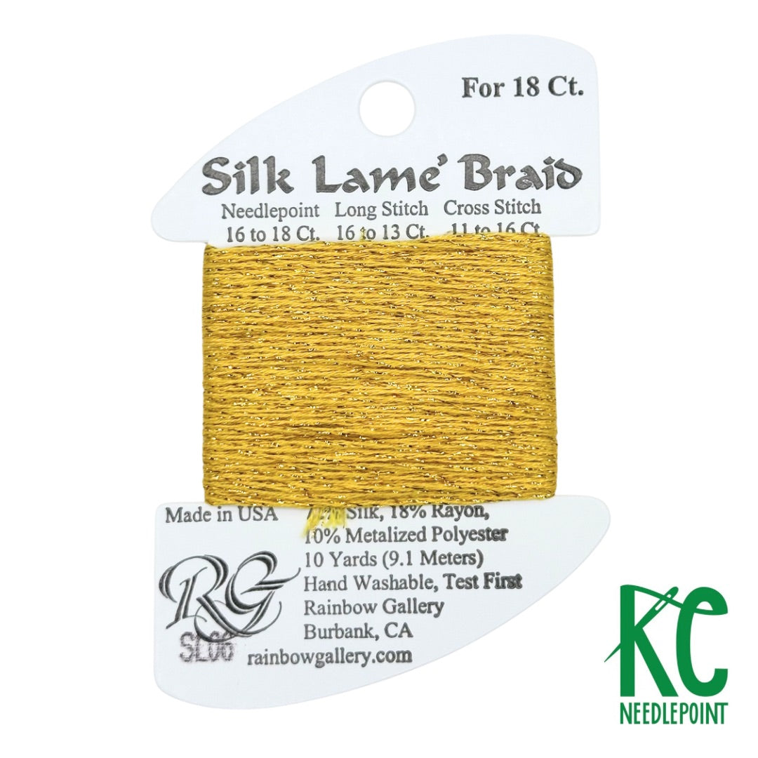 洋楽 silk Silk Lamé Braid SL06 Gold – KC Needlepoint