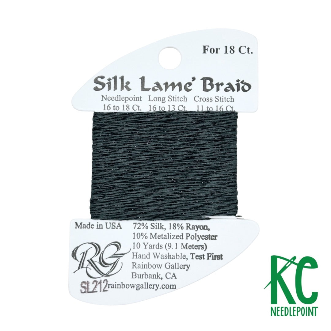 Silk Lamé Braid SL212 Castlerock - KC Needlepoint