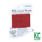 Silk Lamé Braid SL218 Corvette Red - KC Needlepoint
