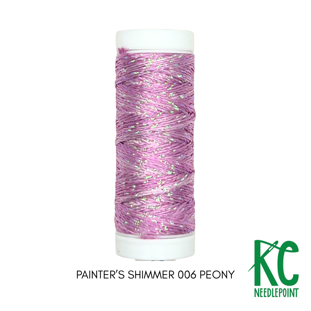 Painter's Shimmer 006 Peony - KC Needlepoint