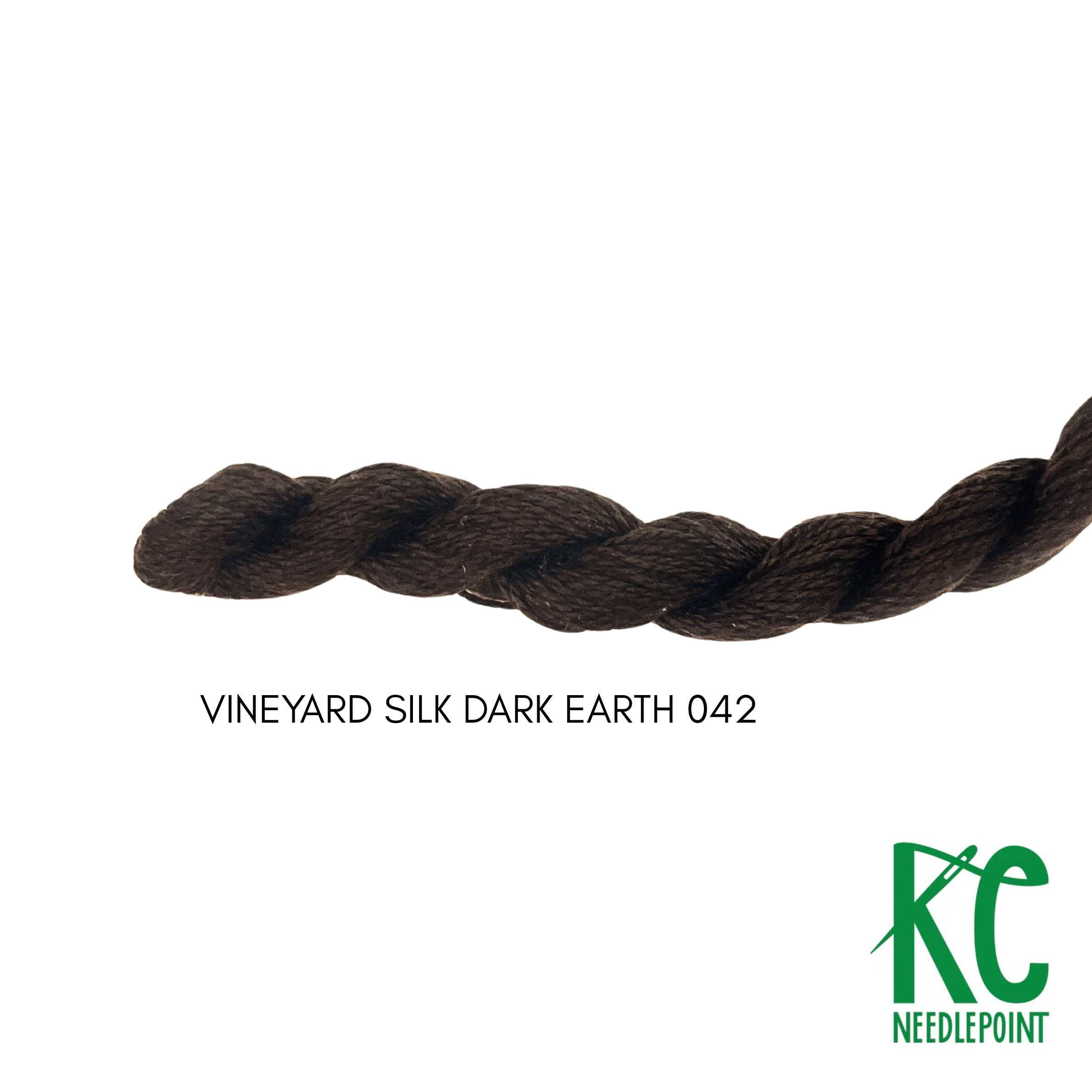 Vineyard Silk Skein C042 Dark Earth - KC Needlepoint