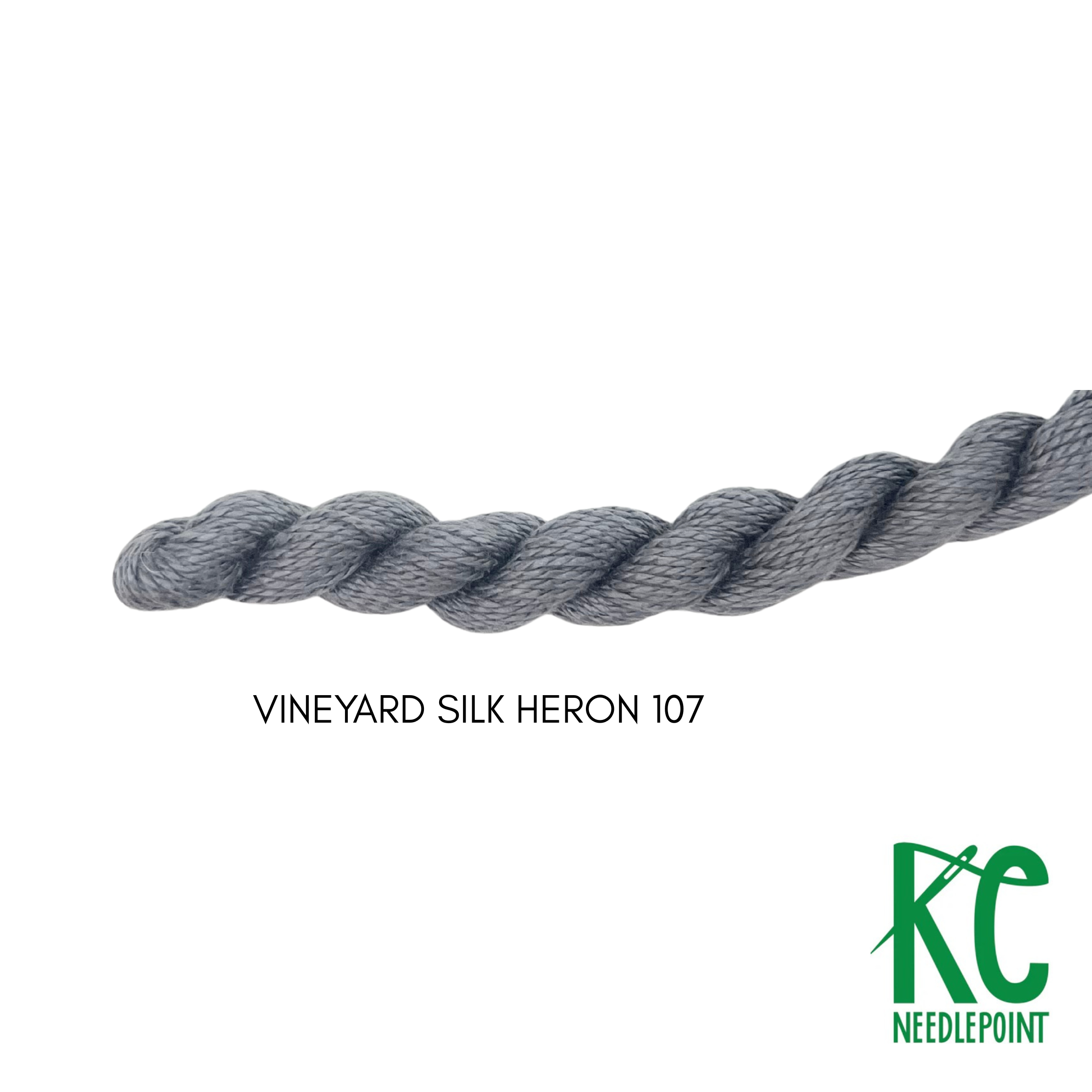 Vineyard Silk Skein C107 Heron - KC Needlepoint