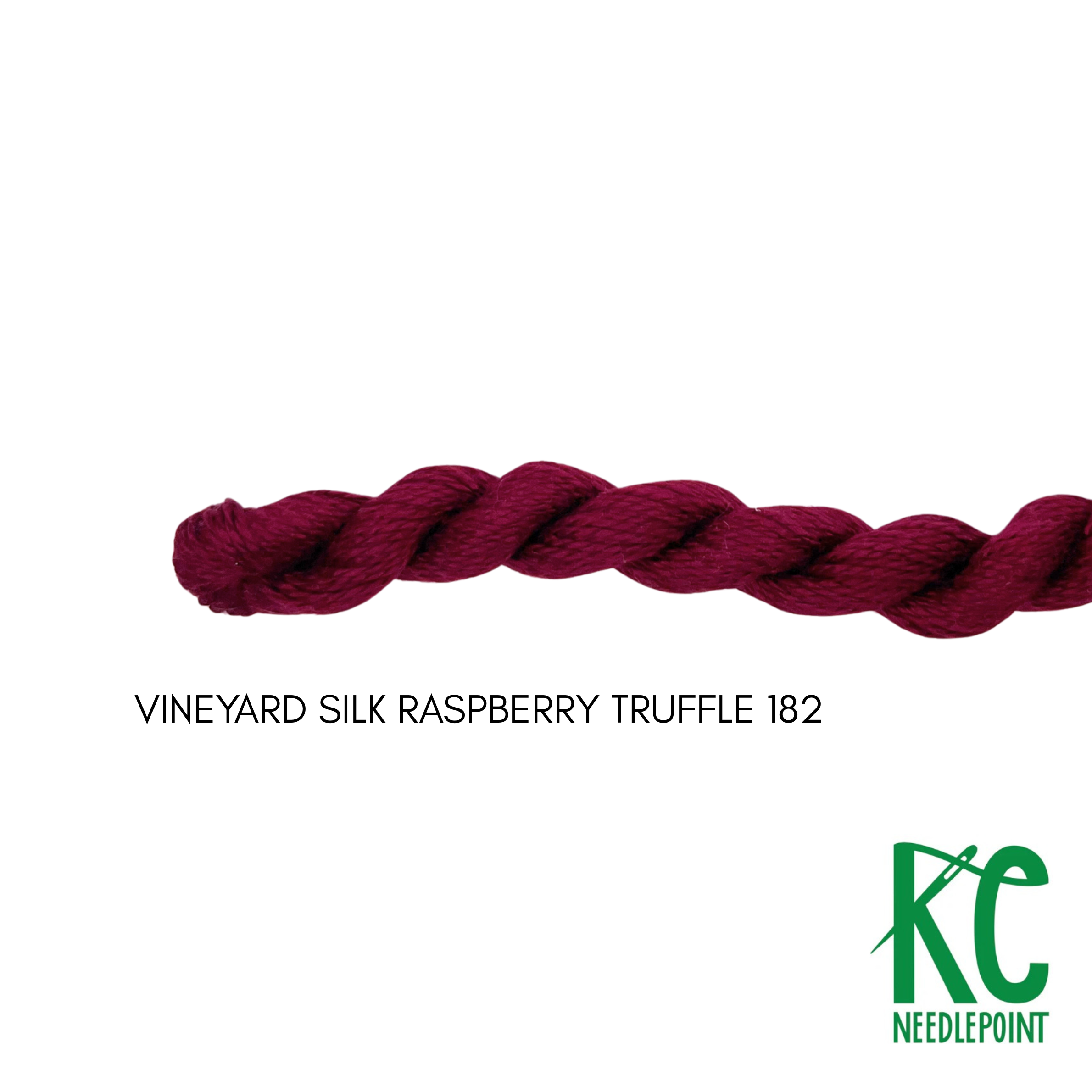 Vineyard Silk Skein C182 Raspberry Truffle - KC Needlepoint