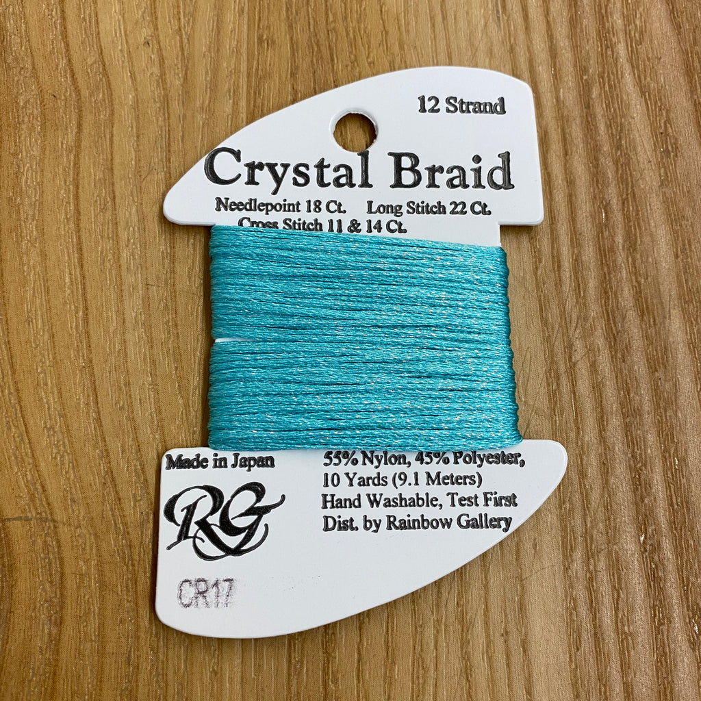 Crystal Braid CR17 Tiffany Blue - KC Needlepoint