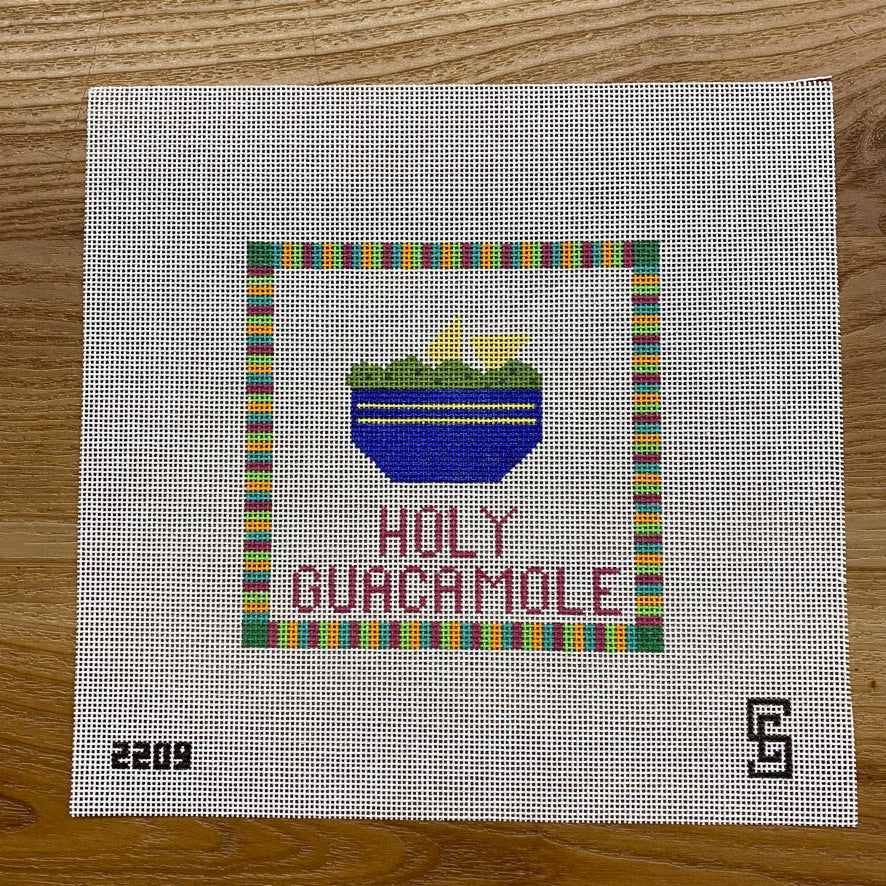 Holy Guacamole Canvas - KC Needlepoint