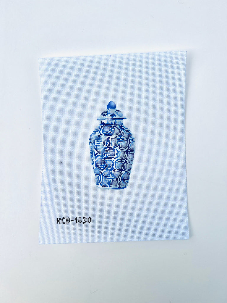 Haute Chinoiserie Blue Canvas - KC Needlepoint