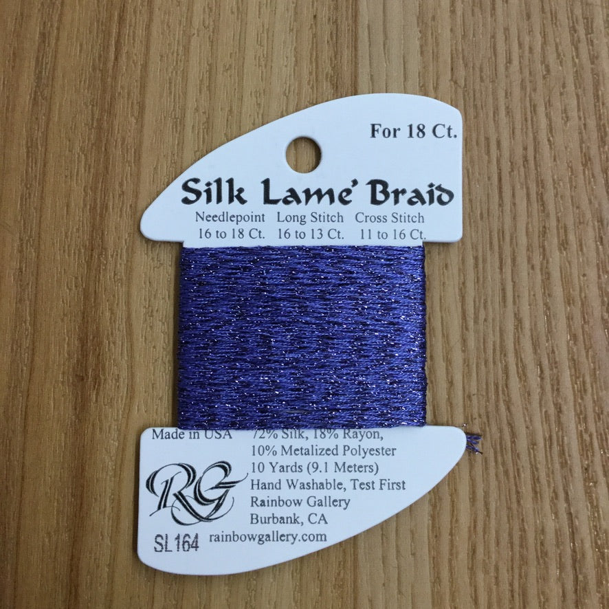 Silk Lamé Braid SL164 Wisteria - KC Needlepoint