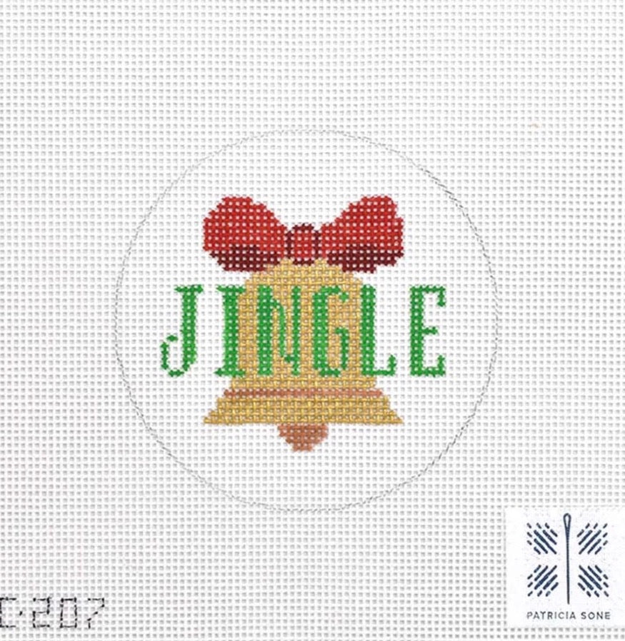 Jingle Bell Canvas - KC Needlepoint