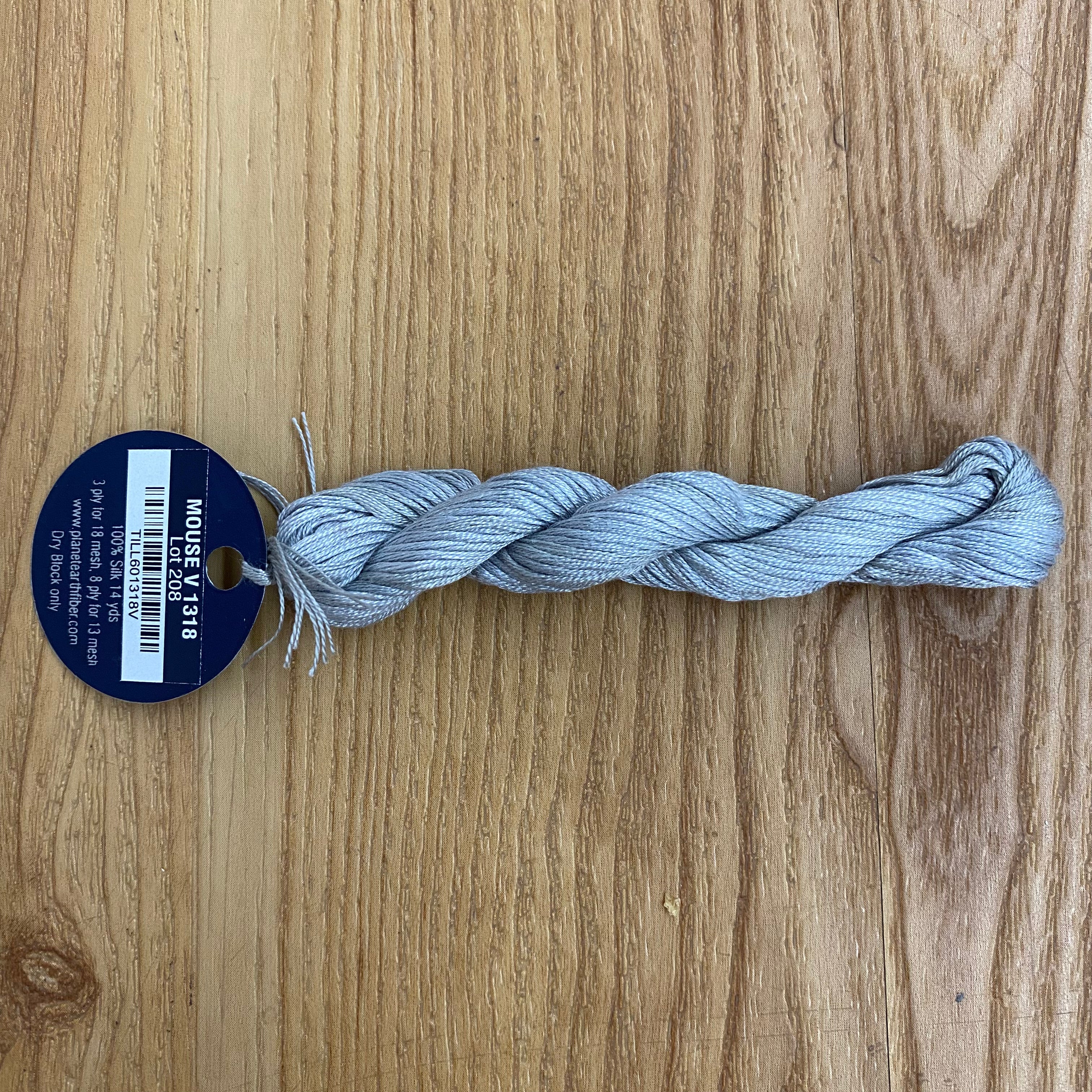 Planet Earth 6 Ply Variegated V1318 Mouse - KC Needlepoint