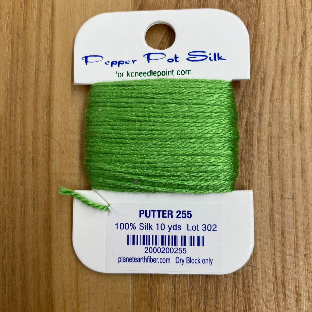 Pepper Pot Silk Card 255 Putter - KC Needlepoint