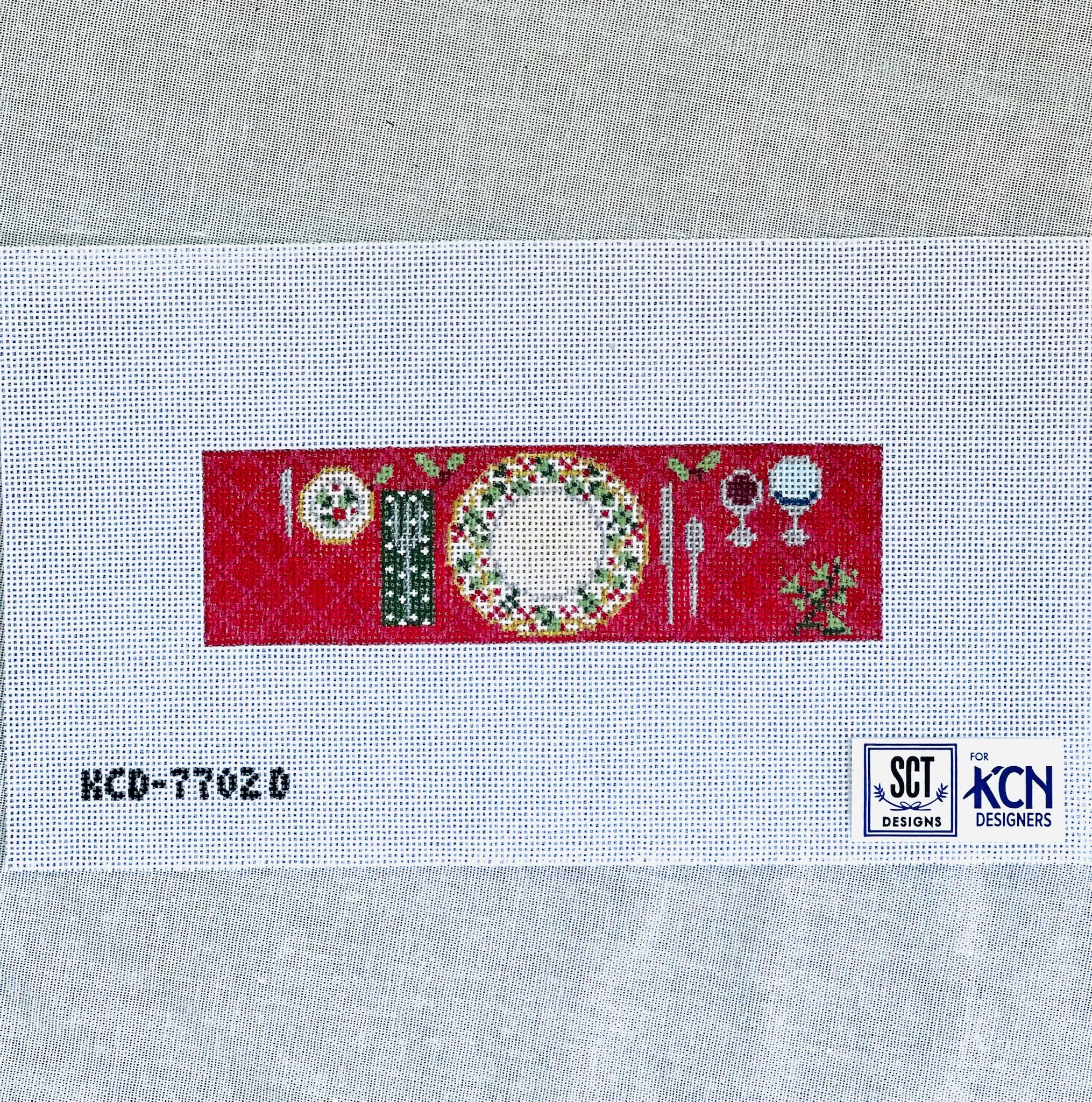 Holiday Napkin Ring Canvases - KC Needlepoint