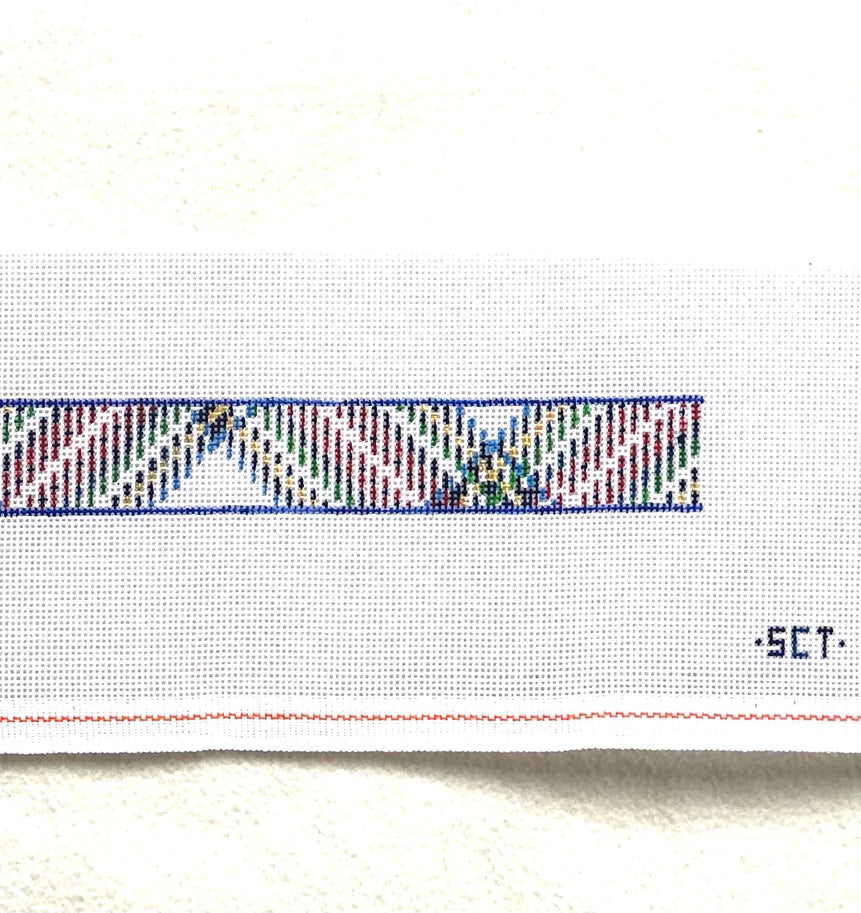 Tartan Headband Canvas - KC Needlepoint
