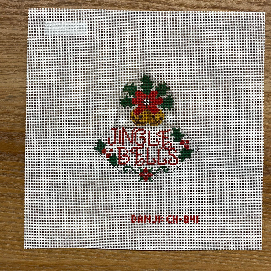 Jingle Bells Bell Canvas - KC Needlepoint