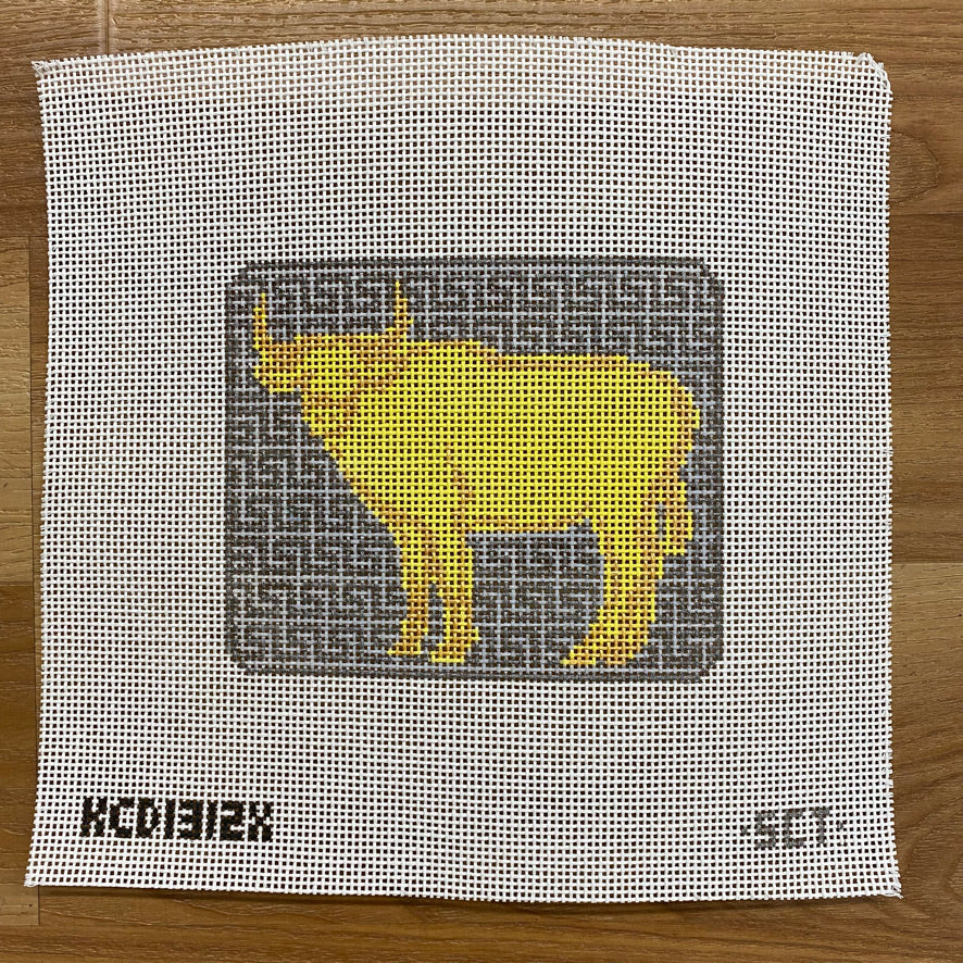 Chinese Zodiac - Ox Canvas - KC Needlepoint