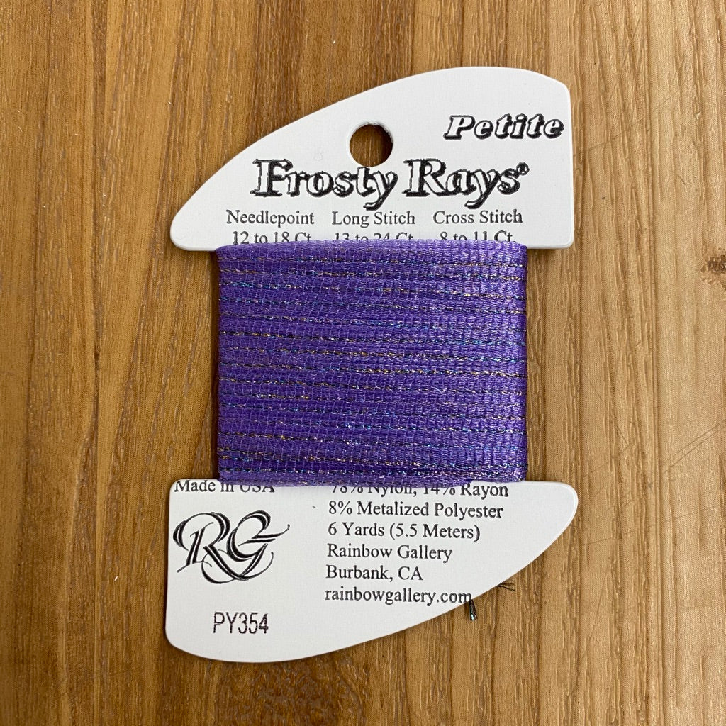 Petite Frosty Rays PY354 Violet Sparkle - KC Needlepoint