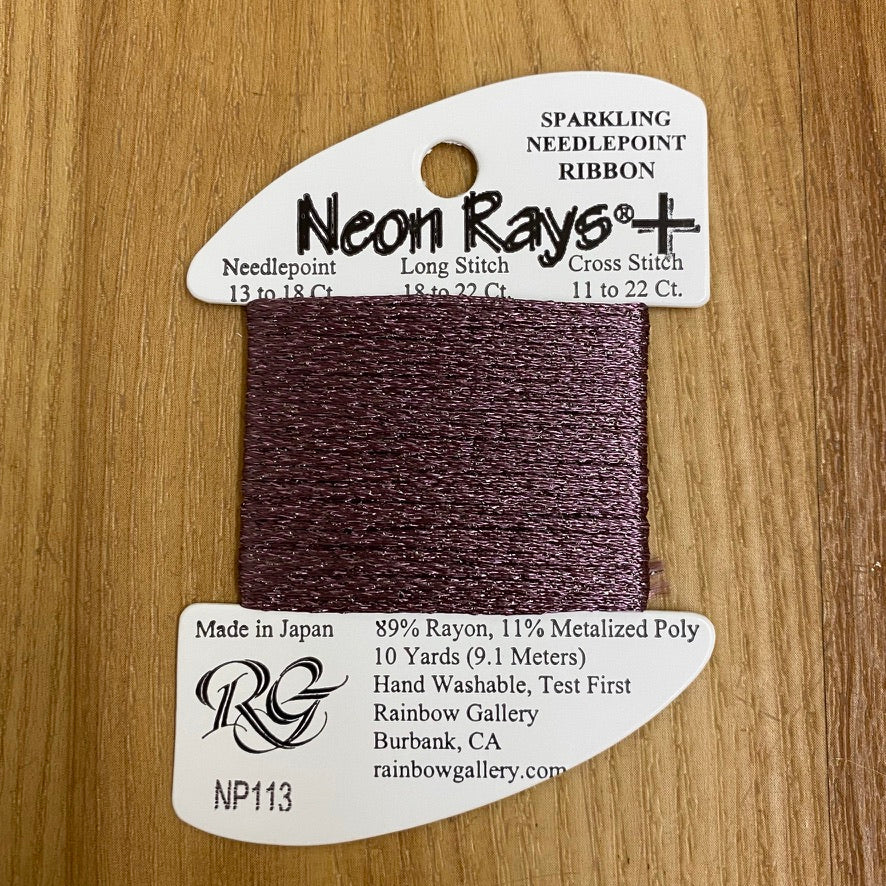 Neon Rays+ NP113 Dark Antique Rose - KC Needlepoint