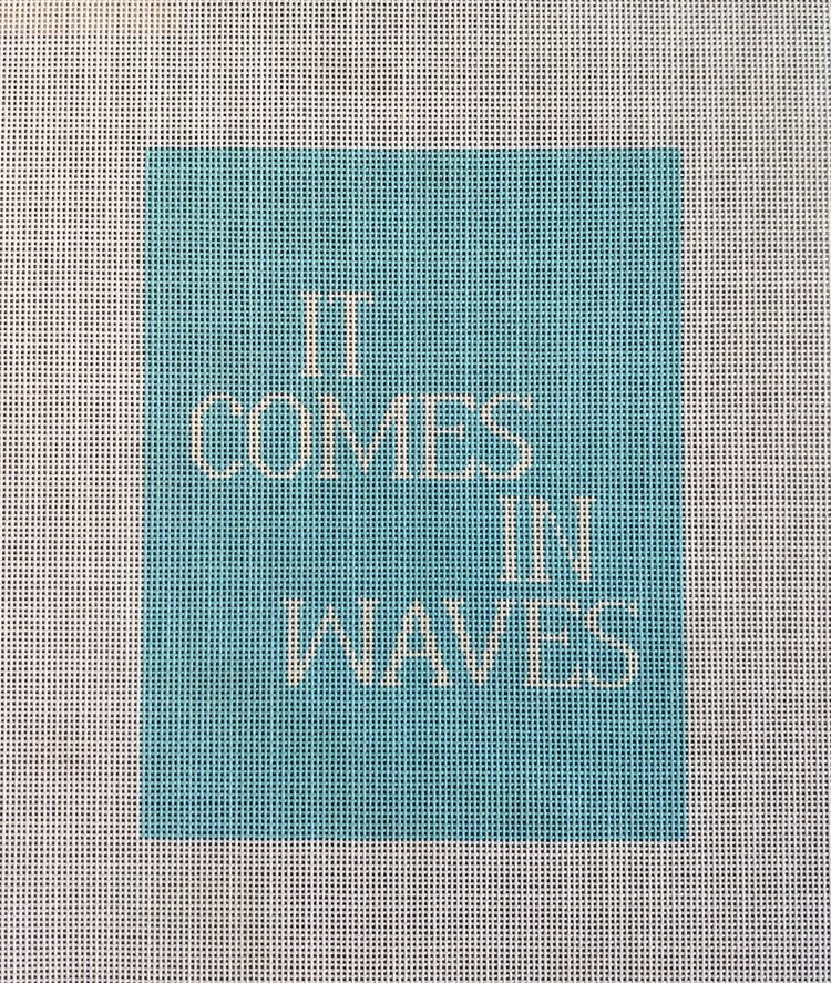 It Comes in Waves Canvas - KC Needlepoint