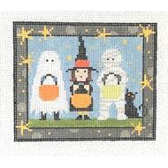 Trick or Treaters Canvas - KC Needlepoint