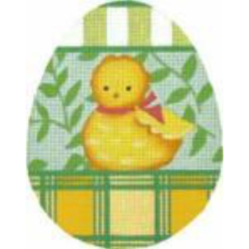Chick Egg Needlepoint Canvas KC Needlepoint