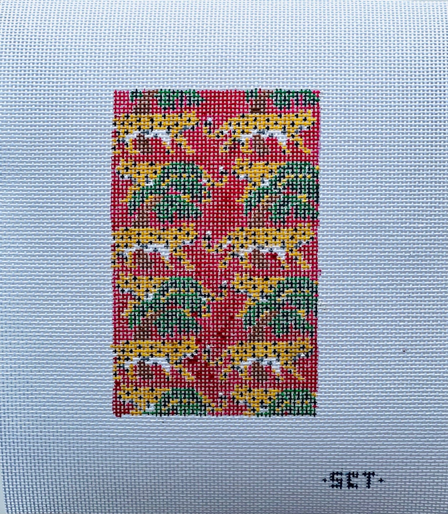 Leopard Passport Cover Insert Canvas - KC Needlepoint