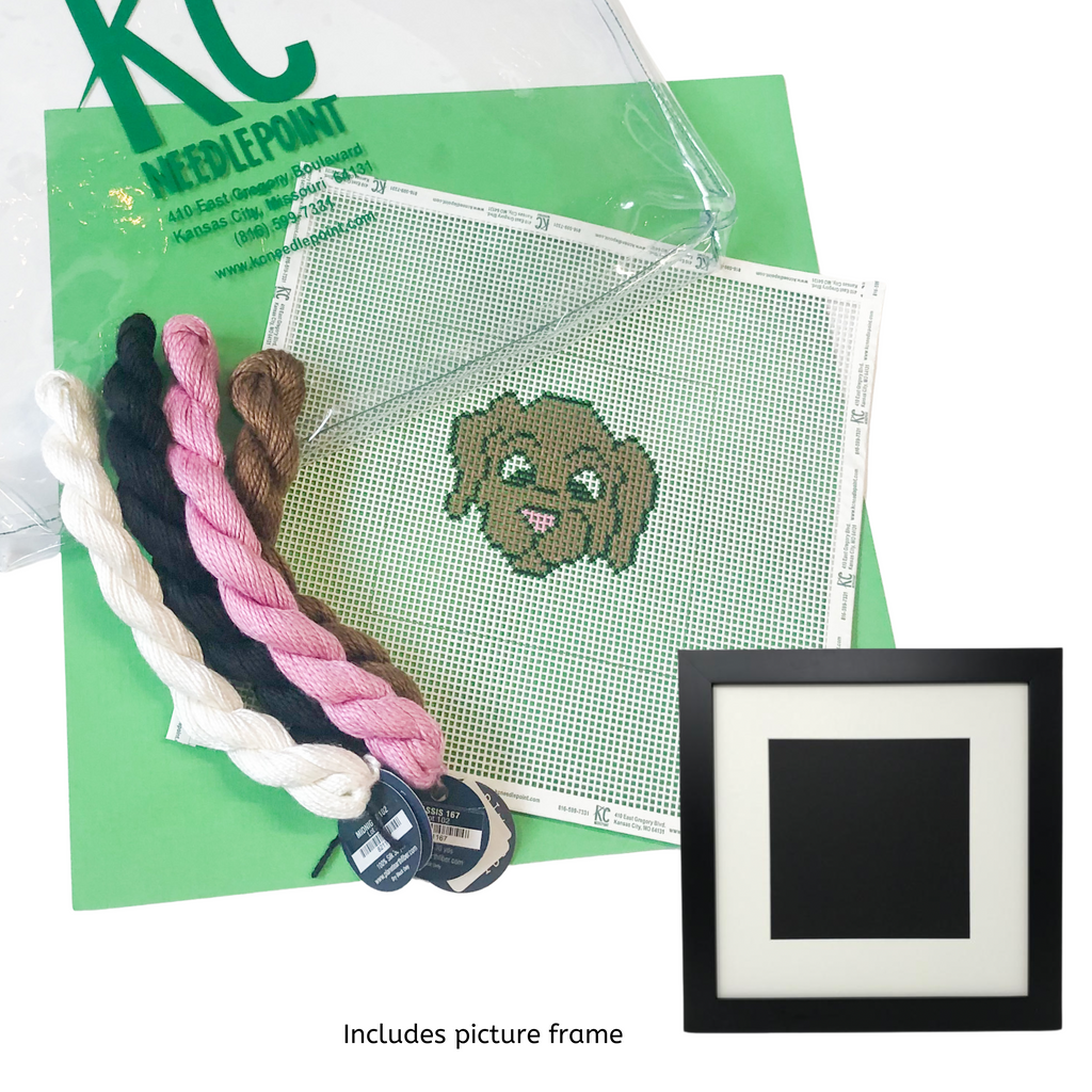 Dog Beginner Needlepoint Kit - KC Needlepoint