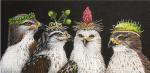 Hawks Needlepoint Canvas - KC Needlepoint