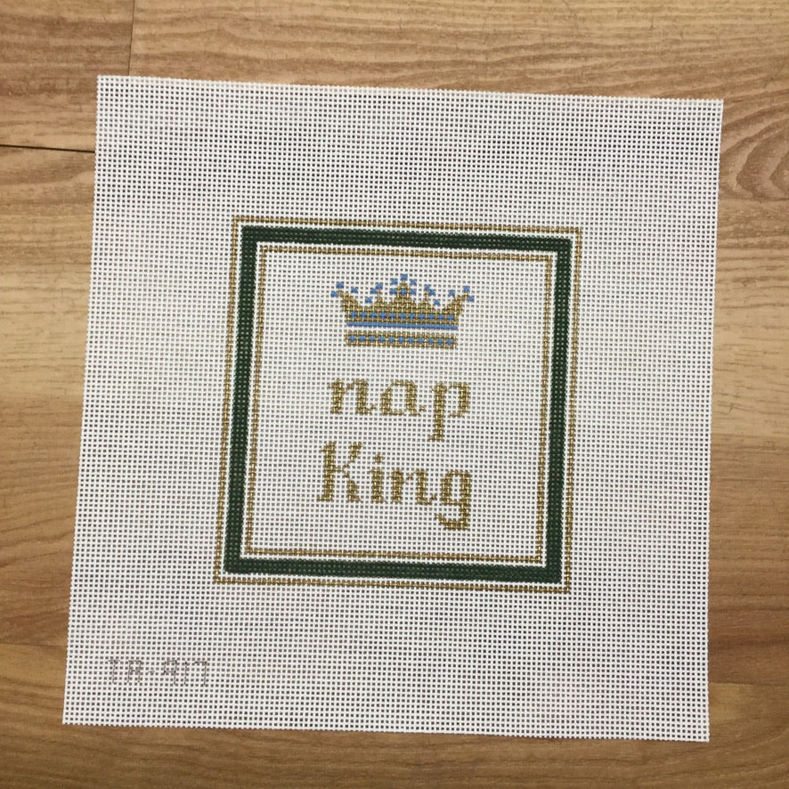 Nap King Needlepoint Canvas - KC Needlepoint