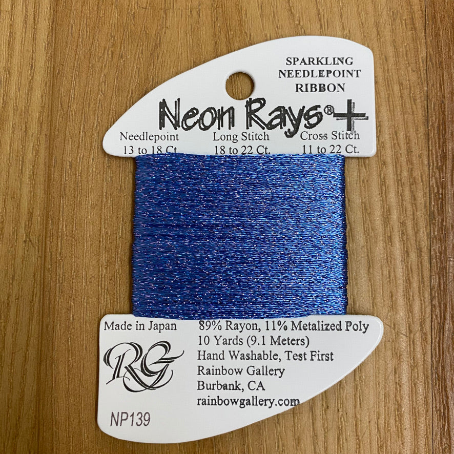 Neon Rays+ NP139 Cornflower Blue - KC Needlepoint