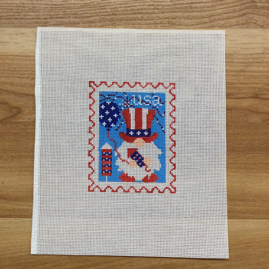 USA Stamp Canvas - KC Needlepoint