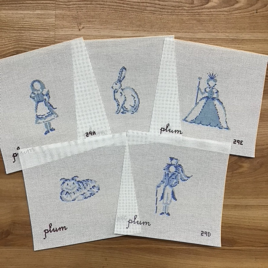 Alice and Wonderland Series Canvases - KC Needlepoint