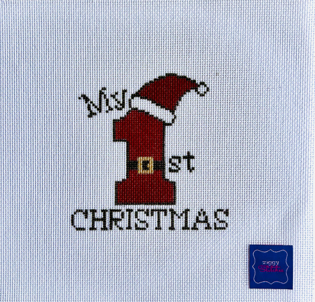 My First Christmas #1 Canvas - KC Needlepoint