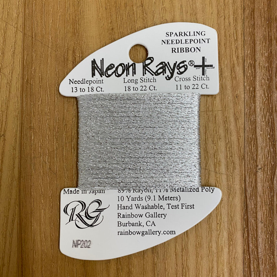 Neon Rays+ NP202 Silver Sparkle - KC Needlepoint