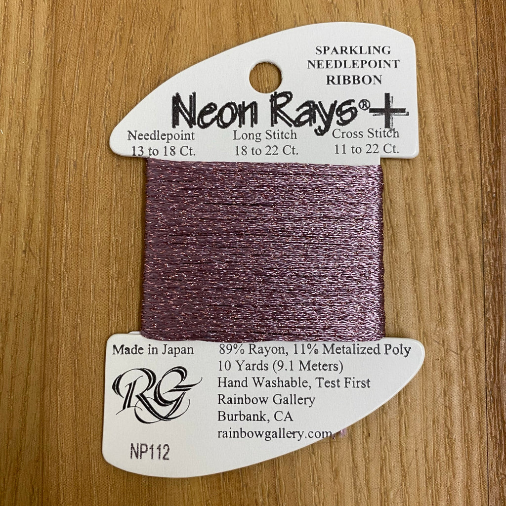 Neon Rays+ NP112 Antique Rose - KC Needlepoint