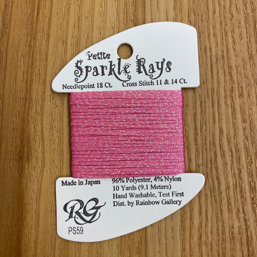 Petite Sparkle Rays PS59 Hot Pink - KC Needlepoint