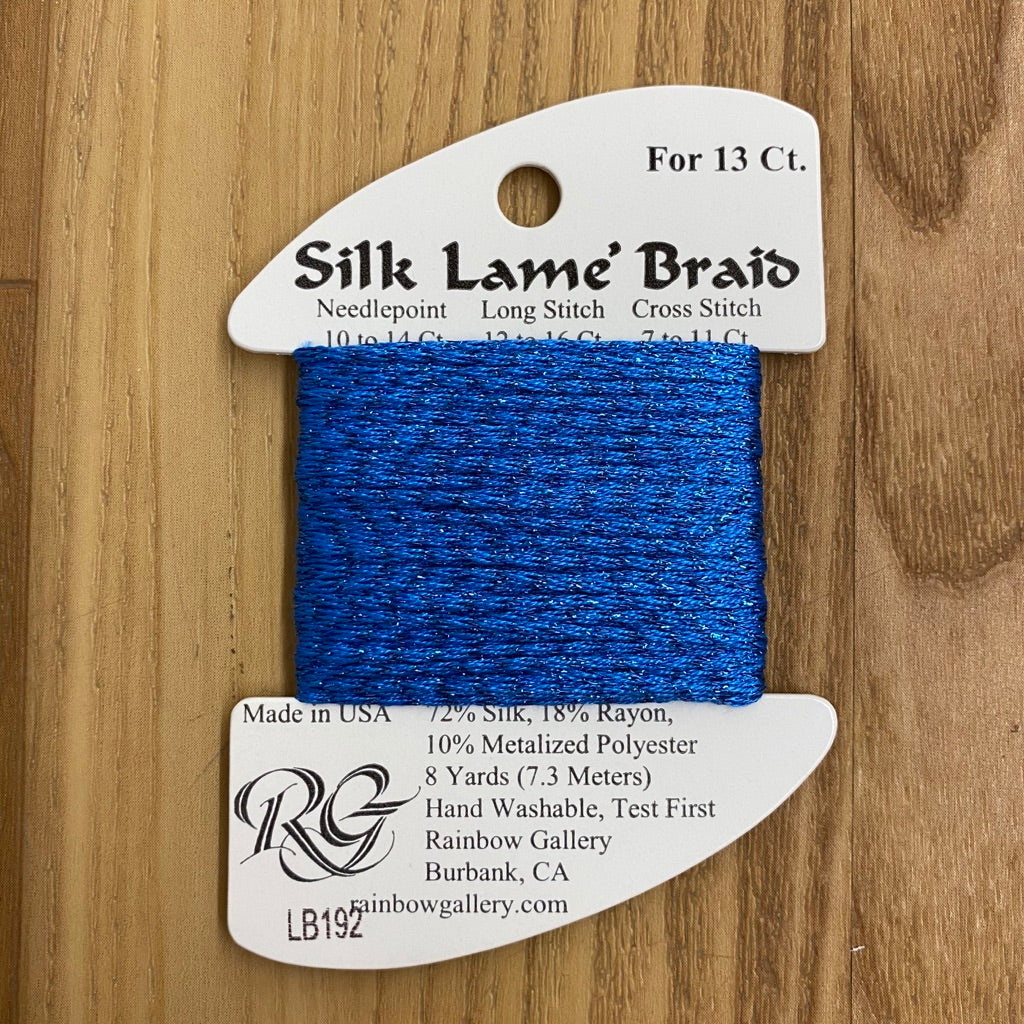 Silk Lamé Braid LB192 Bluebird - KC Needlepoint