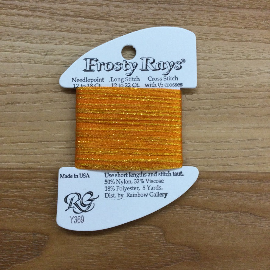 Frosty Rays Y369 Lite Pumpkin - KC Needlepoint