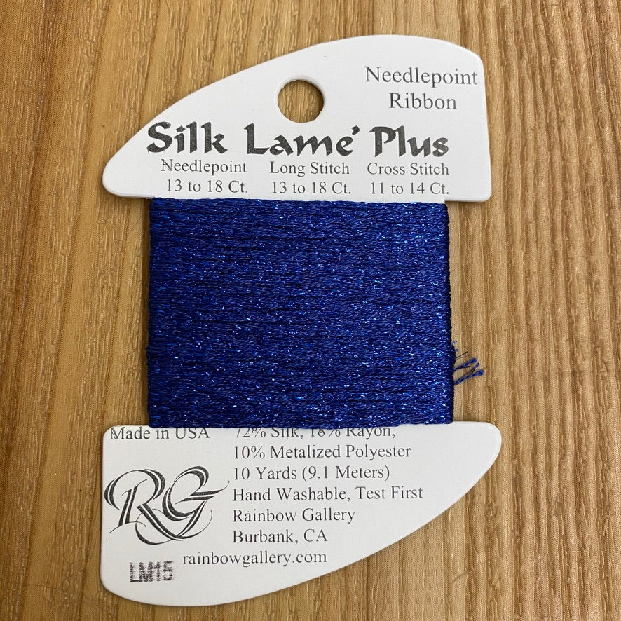 Silk Lamé Braid Plus LM15 Dark Blue - KC Needlepoint