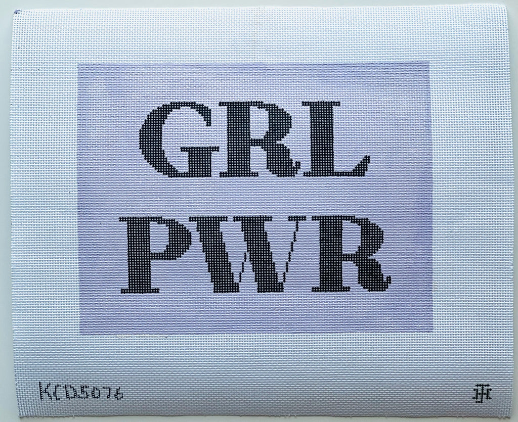 GRL PWR Canvas - KC Needlepoint