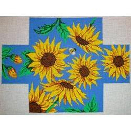 Sunflowers Brick Cover Canvas - KC Needlepoint