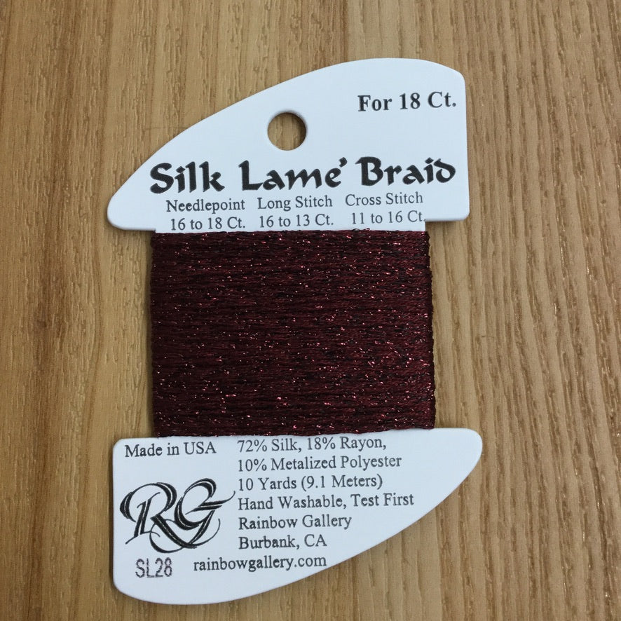 Silk Lamé Braid SL28 - KC Needlepoint